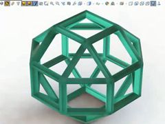 菱方八面体设计 - SOLIDWORKS视频教程