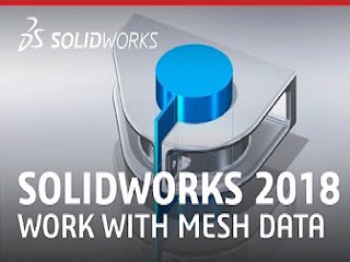 直接使用STL网格数据建模 - SOLIDWORKS2018新功能视频